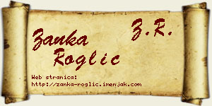 Žanka Roglić vizit kartica